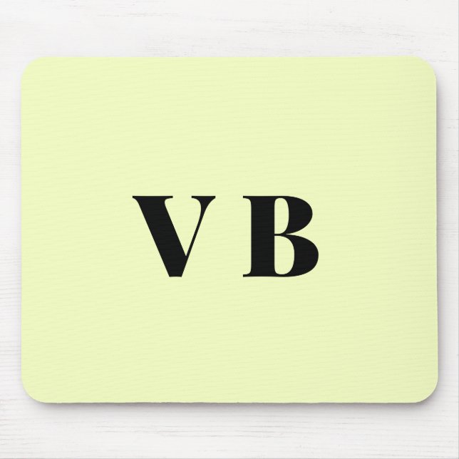 simple minimal solid colour custom pastel custom  mouse pad (Front)