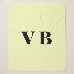 simple minimal solid colour custom pastel custom sherpa blanket
