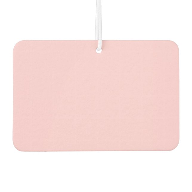 simple minimal solid colour custom pastel custom t car air freshener (Front)