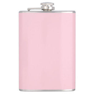 simple minimal solid colour custom pastel custom t hip flask