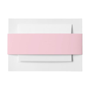 simple minimal solid colour custom pastel custom t invitation belly band