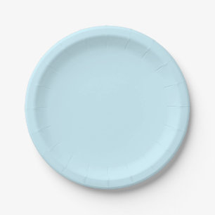 simple minimal solid colour custom pastel custom t paper plate