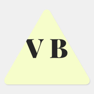 simple minimal solid colour custom pastel custom triangle sticker