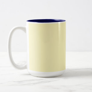 simple minimal solid colour custom pastel custom   Two-Tone coffee mug