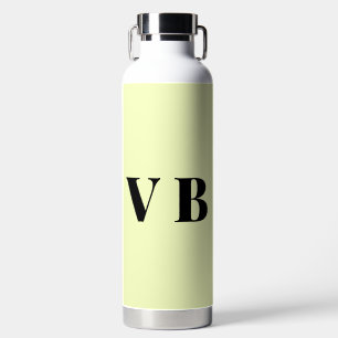 simple minimal solid colour custom pastel custom water bottle