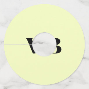 simple minimal solid colour custom pastel custom wine glass tag