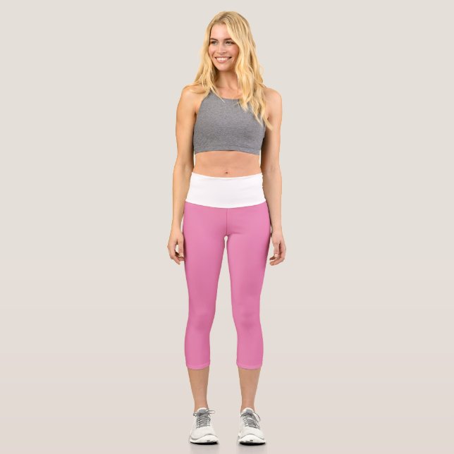 simple minimal solid colour custom   skateboard ke capri leggings (Front)