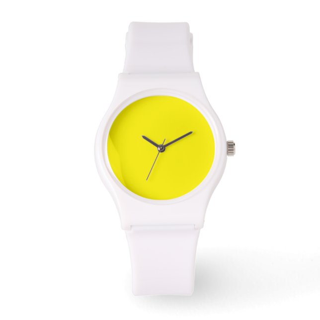simple minimal solid colour custom     throw pillo watch (Front)
