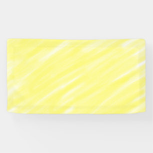 simple minimal solid colour custom yellow pastel a banner