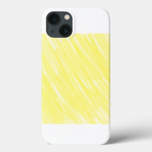simple minimal solid colour custom yellow pastel a iPhone 13 case