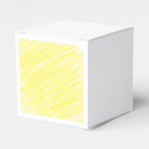 simple minimal solid colour custom yellow pastel a favour box