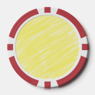 simple minimal solid colour custom yellow pastel a poker chips