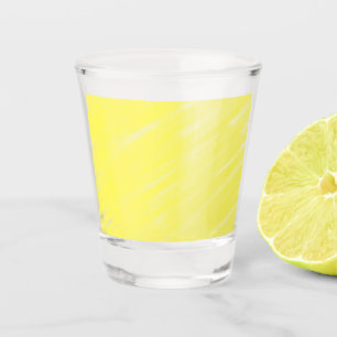 simple minimal solid colour custom yellow pastel a shot glass