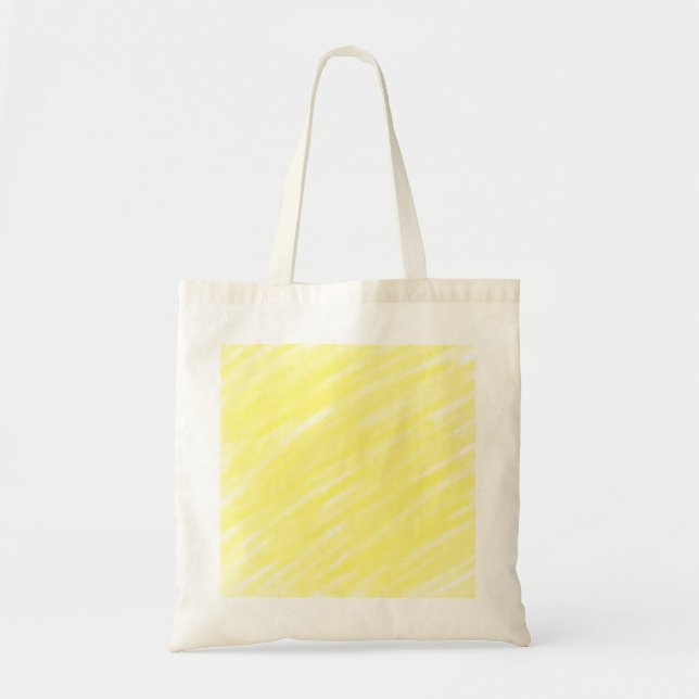 simple minimal solid colour custom yellow pastel a tote bag (Front)