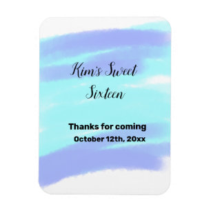 SIMPLE MINIMAL sweet sixteen elegant custom modern Magnet