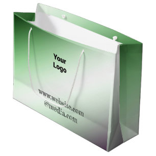 simple minimale design add your logo text large gi gift bag