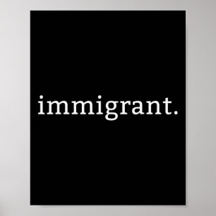 Simple Minimalist Anti-trump Anti-racism  Poster