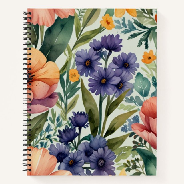 Simple Minimalist Artist Sketchbook Notebook (Front)