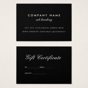 Simple Minimalist Black