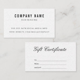 Simple Minimalist   Boho Dot Pattern Discount Card