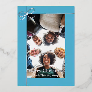 Simple Minimalist Bow and Turquoise Real