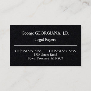 Simple, Minimalist Business Card