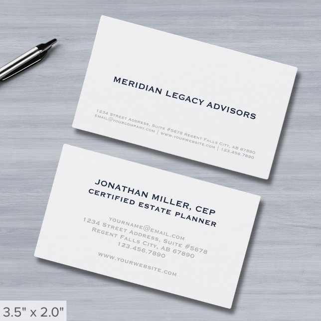 Simple Minimalist Business Card (Creator Uploaded)