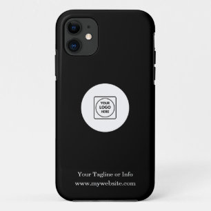 Simple Minimalist Business Logo Promo iphone case