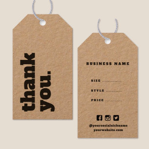 Simple Minimalist Business Price Swing Tag