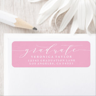 SIMPLE MINIMALIST CALLIGRAPHY RETURN ADDRESS LABEL