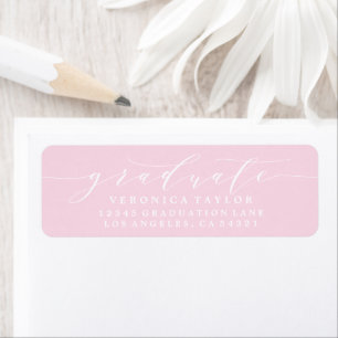 SIMPLE MINIMALIST CALLIGRAPHY RETURN ADDRESS LABEL
