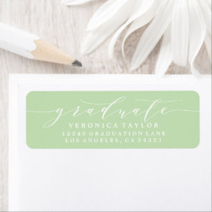 SIMPLE MINIMALIST CALLIGRAPHY RETURN ADDRESS LABEL