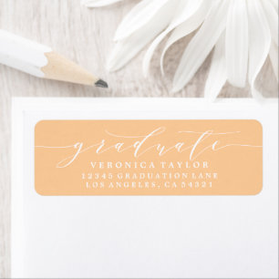 SIMPLE MINIMALIST CALLIGRAPHY RETURN ADDRESS LABEL