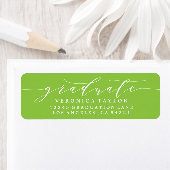 SIMPLE MINIMALIST CALLIGRAPHY RETURN ADDRESS LABEL (Insitu)