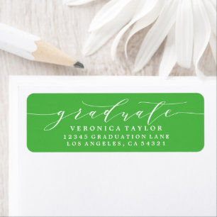 SIMPLE MINIMALIST CALLIGRAPHY RETURN ADDRESS LABEL