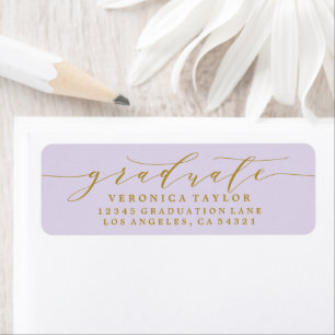 SIMPLE MINIMALIST CALLIGRAPHY RETURN ADDRESS LABEL