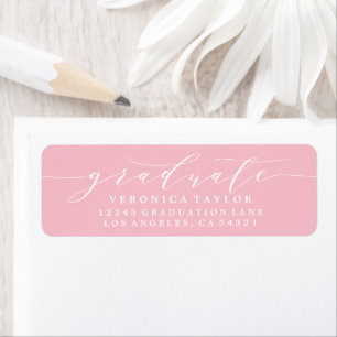 SIMPLE MINIMALIST CALLIGRAPHY RETURN ADDRESS LABEL