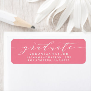 SIMPLE MINIMALIST CALLIGRAPHY RETURN ADDRESS LABEL