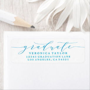SIMPLE MINIMALIST CALLIGRAPHY RETURN ADDRESS LABEL