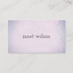 simple minimalist chic texture business card