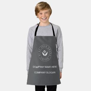 Simple Minimalist Custom Business Logo   Name Apron