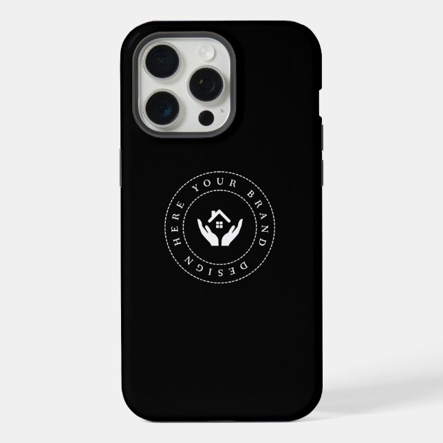 Simple Minimalist Custom Logo iPhone / iPad case (Back)