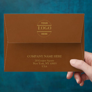 Simple Minimalist Custom Logo & Text Envelope