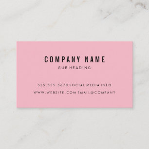 Simple Minimalist Discount Card
