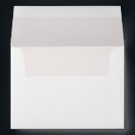 Simple Minimalist Ecru Return Address<br><div class="desc">Simple ecru envelope with a return address on the back flap. Multiple colours and sizes available.</div>