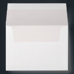 Simple Minimalist Ecru Return Address<br><div class="desc">Simple ecru envelope with a return address on the back flap. Multiple colours and sizes available.</div>