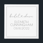 Simple Minimalist Elegant Chic Heart Bridal Shower Magnet<br><div class="desc">This simple and modern design is composed of sans serif and playful cursive typography with doodle hearts. Perfect for wedding bridal shower party favours.</div>