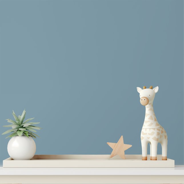 Simple Minimalist Elegant Plain Serenity Blue Chic Wallpaper (Creator Uploaded)