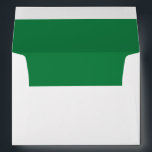 Simple Minimalist Forest Green Return Address<br><div class="desc">Simple forest green envelope with a return address on the back flap. Multiple colours and sizes available.</div>