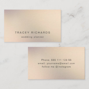 Simple Minimalist Glitter Gold Business Card